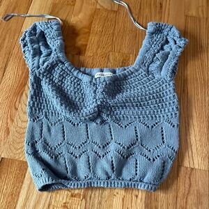 Aeropostale Light Blue Knit Sweater